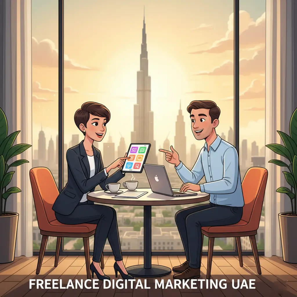 Digital Marketing with client in the UAE Ninu Babu